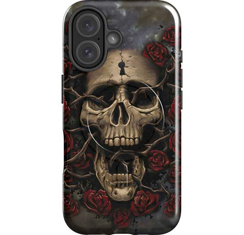 DC Comics Black Adam Movie Art Character and logo iPhone 16 Magsafe Impact Case